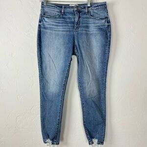 BKE‎ Buckle Jeans Denim Gabby Curvy Fit High Rise Ankle Skinny Nino Blue Wash